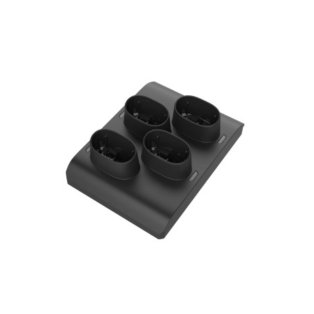 Zebra 4-Slot Battery Cradle Adapter Cup - Battery charger - midnight black - for P / N: BTRY-CS60EAB0E-04, BTRY-CS60EABHE-0B - 0