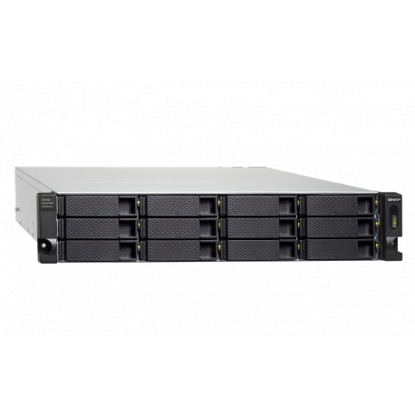 QNAP TL-R1200C-RP - Hard drive array - 12 bays (SATA-600) - USB 3.2 Gen 2 (external) - rack-mountable - 2U - 5