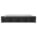 QNAP TS-832PXU - NAS server - 8 bays - rack-mountable - SATA 6Gb / s - RAID 0, 1, 5, 6, 10, 50, JBOD, 60 - RAM 4 GB - Gigabit Ethernet  /  2.5 Gigabit Ethernet  /  10 Gigabit Ethernet - iSCSI support - 2U