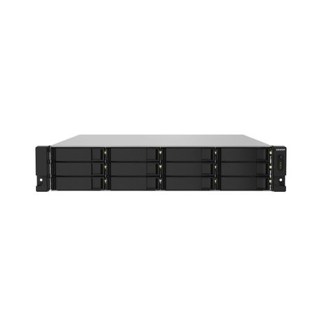 QNAP TS-1232PXU-RP - NAS server - 12 bays - rack-mountable - SATA 6Gb / s - RAID 0, 1, 5, 6, 10, 50, JBOD, 60 - RAM 4 GB - Gigabit Ethernet / 2.5 Gigabit Ethernet / 10 Gigabit Ethernet - iSCSI support - 2U - 0