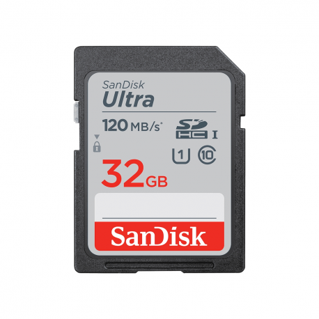 SanDisk Ultra - Flash memory card - 32 GB - UHS-I U1  /  Class10 - SDHC UHS-I - 2