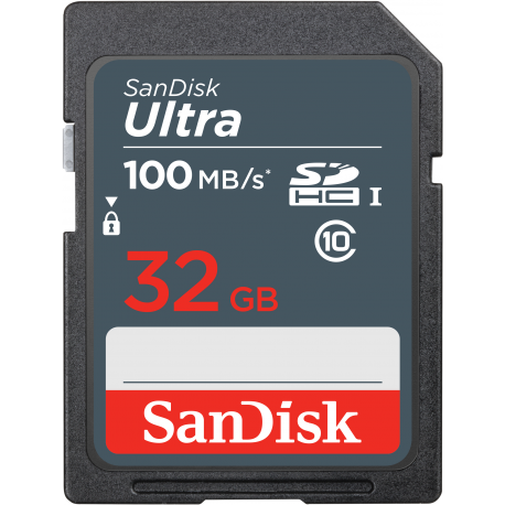 SanDisk Ultra - Flash memory card - 32 GB - UHS Class 1  /  Class10 - SDHC UHS-I - 0