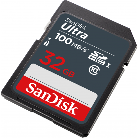 SanDisk Ultra - Flash memory card - 32 GB - UHS Class 1  /  Class10 - SDHC UHS-I - 2