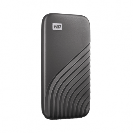 WD My Passport SSD WDBAGF5000AGY - SSD - encrypted - 500 GB - external (portable) - USB 3.2 Gen 2 (USB-C connector) - 256-bit AES - space grey - 4