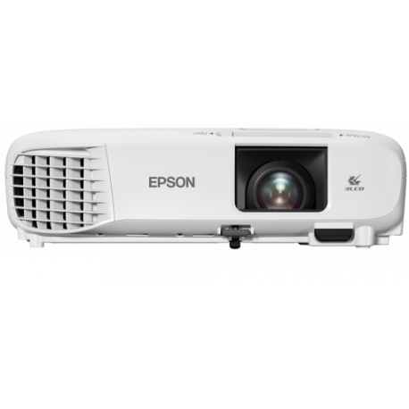 Epson EB-E20 - 3LCD projector - portable - 3400 lumens (white) - 3400 lumens (colour) - XGA (1024 x 768) - 4:3 - white - 5