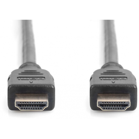 ASSMANN - Ultra High Speed HDMI with Ethernet cable - HDMI male to HDMI male - 3 m - triple shielded - black - 8K support, Dolby DTS-HD Master Audio support, Dolby TrueHD support - 1