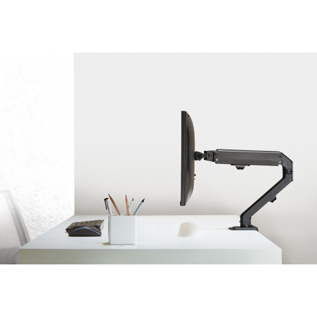 Neomounts by Newstar FPMA-D650 - Mounting kit - for LCD display (full-motion) - black - screen size: 17"-27" - clamp mountable, grommet, desk-mountable - 18