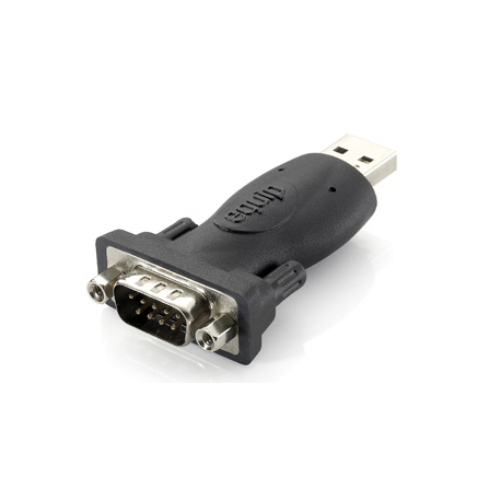 Equip Life - Serial adapter - USB 2.0 - RS-232 - black - 2