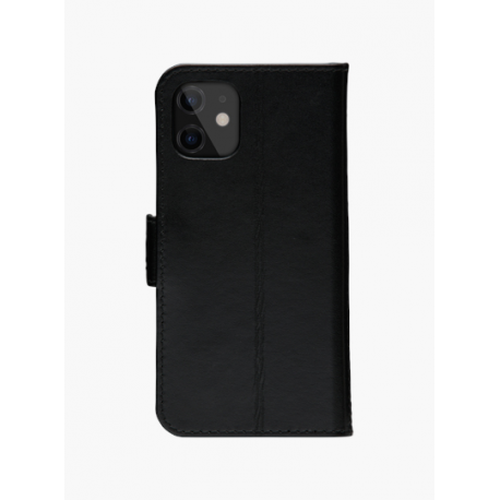 dbramante1928 Copenhagen Slim - Flip cover for mobile phone - full-grain leather - black - for Apple iPhone 12 mini - 8