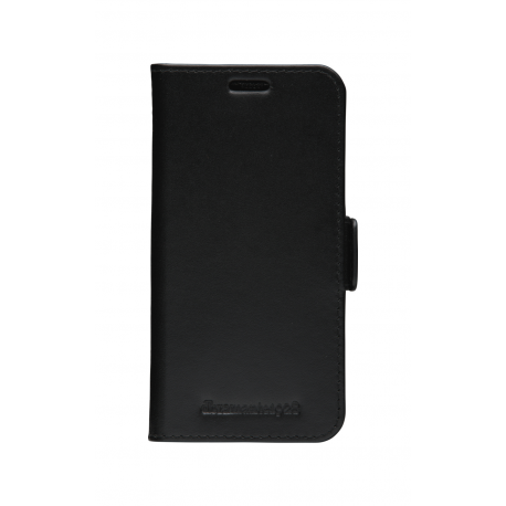 dbramante1928 Copenhagen Slim - Flip cover for mobile phone - full-grain leather - black - for Apple iPhone 12 mini - 9