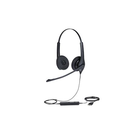 Jabra BIZ 1500 Duo - Headset - on-ear - wired - USB - 1