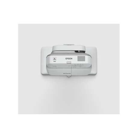 Epson EB-685W - 3LCD projector - 3500 lumens (white) - 3500 lumens (colour) - WXGA (1280 x 800) - 16:10 - 720p - LAN - grey, white - 1