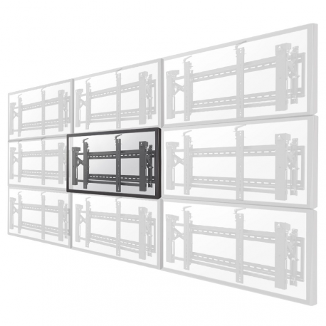 Neomounts by Newstar LED-VW2000BLACK - Bracket - for flat panel - lockable - black - screen size: 32"-75" - wall-mountable - 2