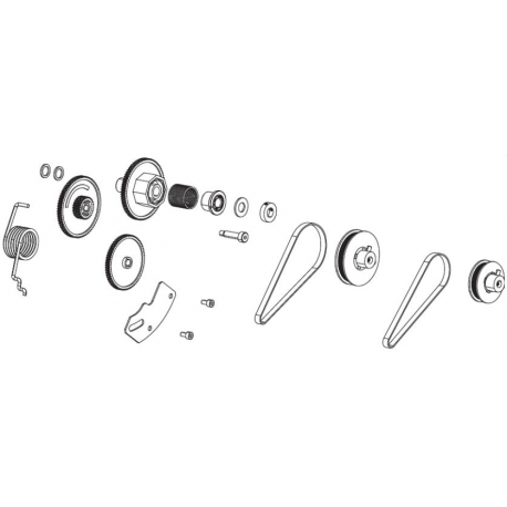 Zebra - Drive gear kit - for ZT400 Series ZT410, ZT420 - 0