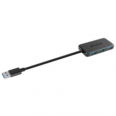 Transcend HUB2 - Hub - 4 x SuperSpeed USB 3.0 - desktop - 6