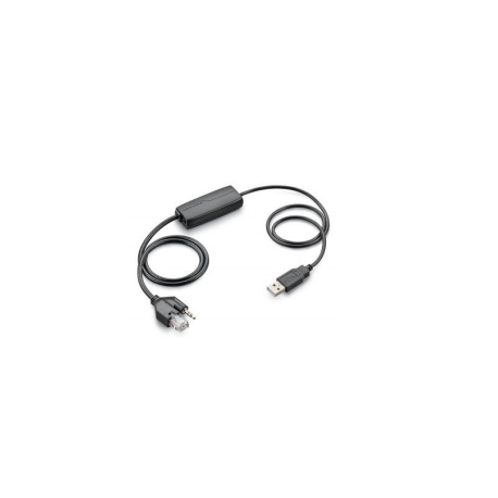 Poly EHS APU-72 - Electronic hook switch adapter for VoIP phone - for CS 510, 520, 530, 540; Savi W710, W720, W730, W740, W745; Voyager Legend CS - 2