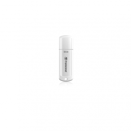 Transcend JetFlash 730 - USB flash drive - 128 GB - USB 3.0 - white - 2
