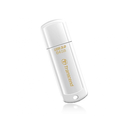 Transcend JetFlash 730 - USB flash drive - 64 GB - USB 3.0 - white - 6