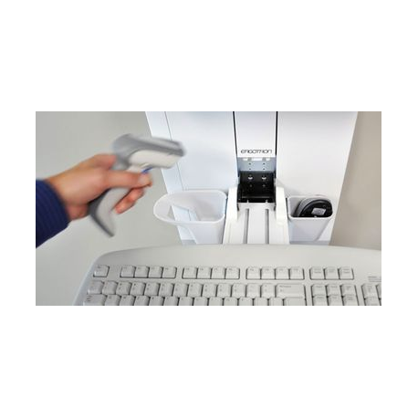 Ergotron StyleView - Mounting kit (keyboard shelf, wrist rest, mouse pouch, panel vertical lift) - for LCD display  /  PC equipment - patient room - steel - white - screen size: up to 24" - 3