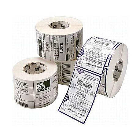 Zebra Z-Perform 1000D - Paper - permanent acrylic adhesive - uncoated - perforated - 101.6 x 101.6 mm 2400 label(s) (16 roll(s) x 150) labels - for QLn 420 - 2
