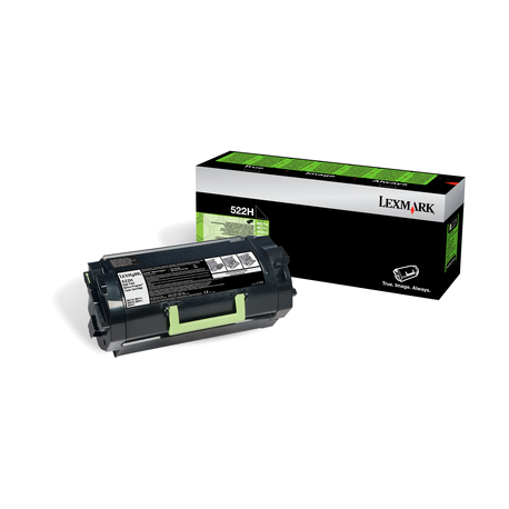 Lexmark 522HE - High Yield - black - original - toner cartridge Lexmark Corporate - for Lexmark MS810, MS811, MS812 - 2