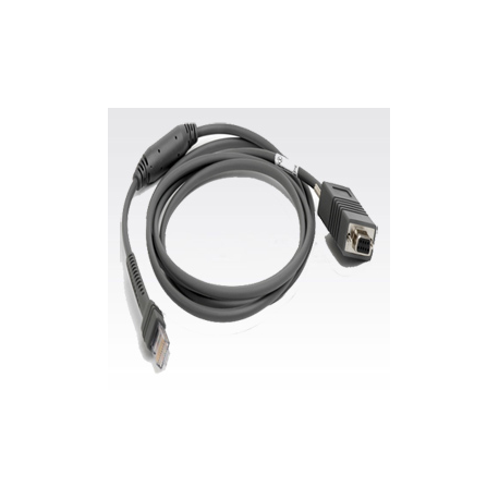 Zebra - Serial cable - DB-9 (F) - 2.1 m - for Symbol LS1203, LS3408, LS3478, LS7708, LS9203; Digital Scanner DS 66XX, DS3478, DS6707 - 1