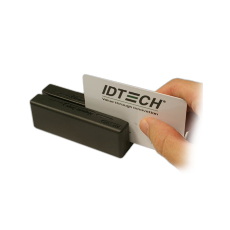 ID TECH MiniMag Duo - Magnetic card reader (Tracks 1, 2 & 3) - USB - black - 2
