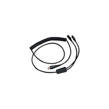 Honeywell - Keyboard wedge  /  power cable - RJ-45 (M) to PS / 2, power - 3 m - coiled - black - 1