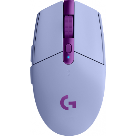 Logitech G G305 - Mouse - optical - 6 buttons - wireless - LIGHTSPEED - USB wireless receiver - lilac - 5