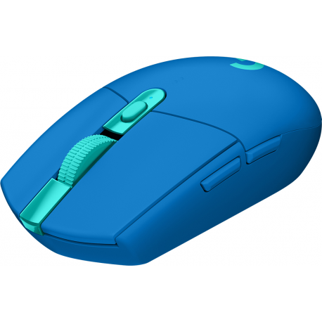 Logitech G G305 - Mouse - optical - 6 buttons - wireless - LIGHTSPEED - USB wireless receiver - blue - 1
