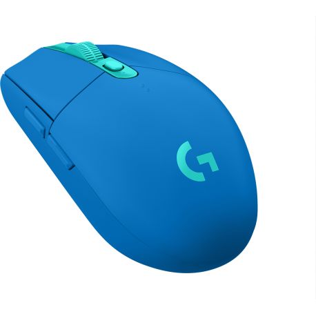 Logitech G G305 - Mouse - optical - 6 buttons - wireless - LIGHTSPEED - USB wireless receiver - blue - 2