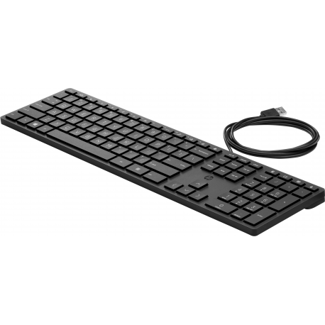 HP Desktop 320K - Keyboard - USB - QWERTY - English - for ProBook 45X G8, 45X G9, 640 G3, 640 G5, 640 G8, 64X G4, 650 G3, 650 G4, 650 G5, 650 G8 - 2