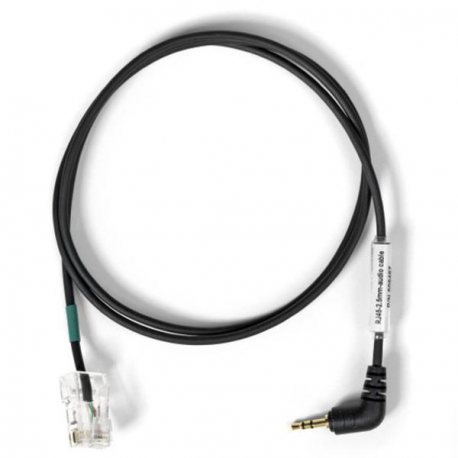 EPOS | SENNHEISER RJ45-2.5mm-audio cable - Audio cable - stereo micro jack male to RJ-45 male - 80 cm - angled connector - for IMPACT SDW 50XX; Sennheiser DW Office USB ML; DW Pro 2; SD Office, Office ML, Pro 1, Pro 2 - 1