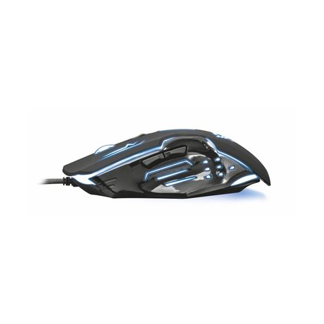 Trust GXT 108 Rava Illuminated Gaming - Mouse - right and left-handed - optical - 6 buttons - wired - USB - 2