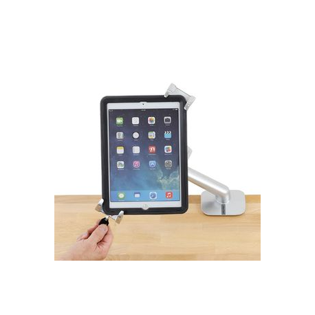 Ergotron - Mounting component (mount) - for tablet - lockable - metal, composite - screen size: 7.9"-13" - arm mountable - 5
