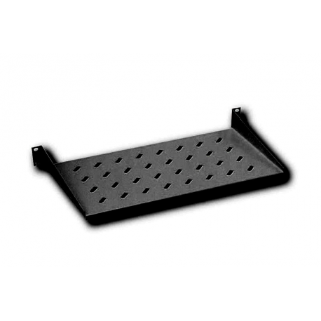 Digitus DN-19 TRAY-1-SW - Rack shelf - black - 1U - 19" - 1