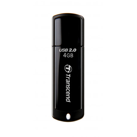 Transcend JetFlash 350 - USB flash drive - 4 GB - USB 2.0 - black - 1