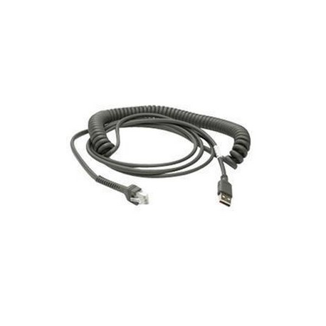 Zebra - USB cable - USB (M) - 2.74 m - coiled - for Zebra DS3578, DS4208, DS6878, DS9208, LI4278 - 2