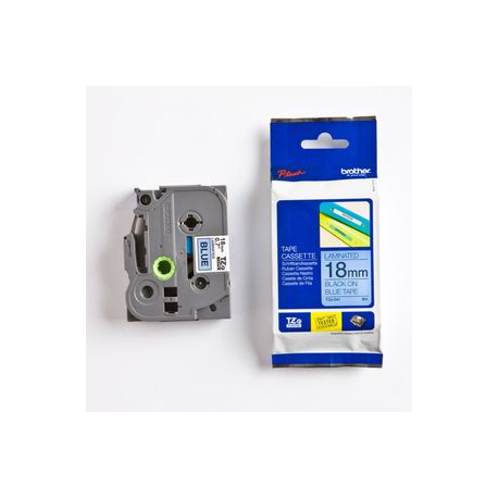 Brother TZe-541 - Standard adhesive - black on blue - Roll (1.8 cm x 8 m) 1 cassette(s) laminated tape - for Brother PT-D600; P-Touch PT-1880, D450, D800, E550, E800, P900, P950; P-Touch EDGE PT-P750 - 3