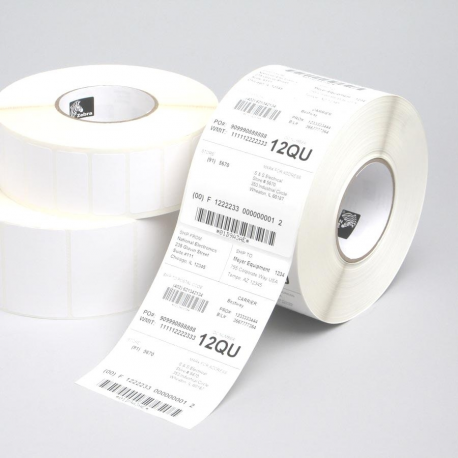 Zebra Z-Perform 1000T - Matte - permanent acrylic adhesive - white - 38.1 x 101.6 mm 14536 label(s) (4 roll(s) x 3634) paper - for PAX 110; TLP 2746; Xi Series 110, 140, 170, 90, 96; Z Series Z4Mplus, Z6Mplus - 1