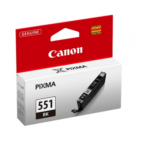 Canon CLI-551BK - 7 ml - black - original - ink tank - for PIXMA iP8750, iX6850, MG5550, MG5650, MG5655, MG6450, MG6650, MG7150, MG7550, MX725, MX925 - 1