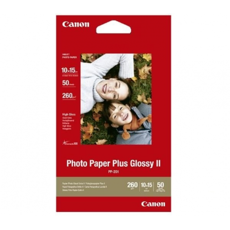 Canon PP-201 Photo Paper Plus, 4x6, 50 Sheets