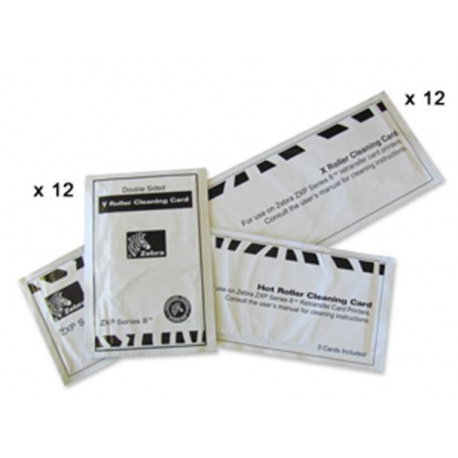 Zebra - Printer cleaning card kit - for ZXP Series 8 - 2