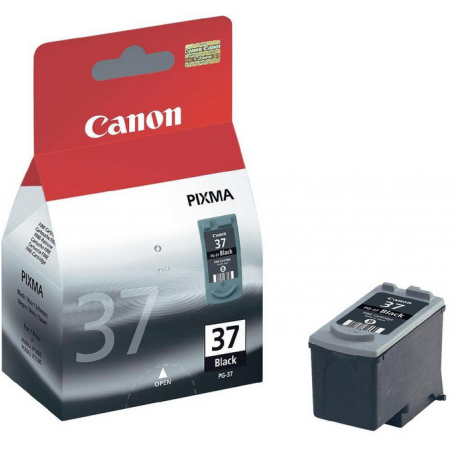 Canon PG-37 - Black - original - ink tank - for PIXMA iP1800, iP1900, iP2500, iP2600, MP140, MP190, MP210, MP220, MP470, MX300, MX310 - 2