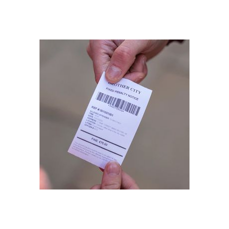 Brother - Paper - Roll (5.7 cm x 6.6 m) 1 roll(s) continuous paper - for RuggedJet RJ-2035B, RJ-2055WB, RJ-3035B, RJ-3055WB - 4