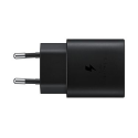 Samsung EP-TA800 - Power adapter - 25 Watt - 3 A - SFC (USB-C) - black - for Galaxy A20, A50, A70, A8s, M30, M40, Note10, S20, S20 5G, S20+ 5G, Z Flip, Z Flip 5G