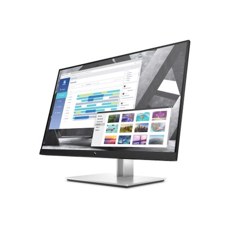 HP E27q G4 - LED monitor - 27" - 2560 x 1440 QHD @ 60 Hz - IPS - 250 cd / m² - 1000:1 - 5 ms - HDMI, VGA, DisplayPort - black - 1