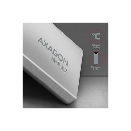 AXAGON EEM2-UG2 - Storage enclosure - M.2 - M.2 NVMe Card  /  PCIe (NVMe) - USB 3.2 (Gen 2) - 1