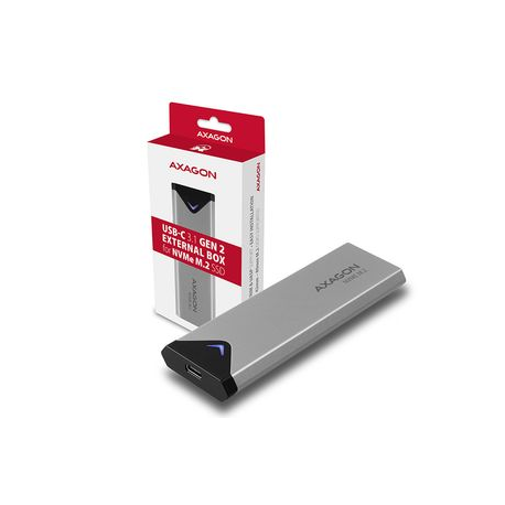 AXAGON EEM2-UG2 - Storage enclosure - M.2 - M.2 NVMe Card  /  PCIe (NVMe) - USB 3.2 (Gen 2) - 8