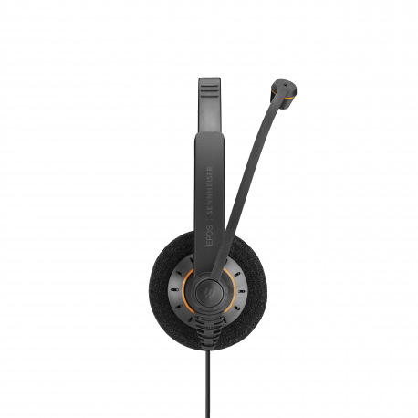 EPOS I SENNHEISER IMPACT SC 60 USB ML - Headset - on-ear - wired - USB - black with orange colour highlights - 1